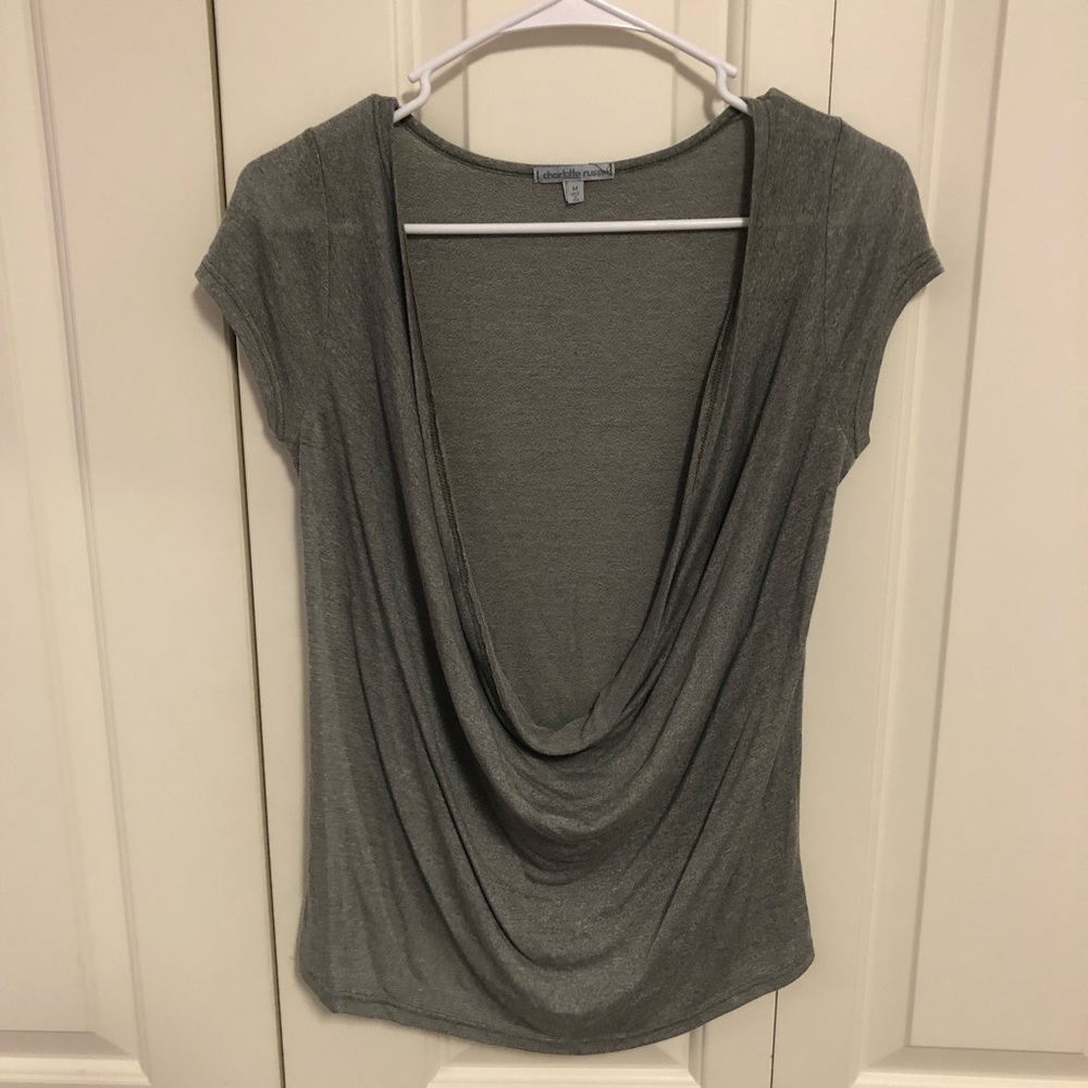 Charlotte Russe swoop shirt
